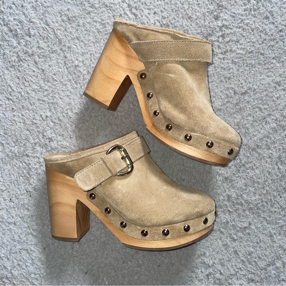 Steve Madden Mule Suede Heel